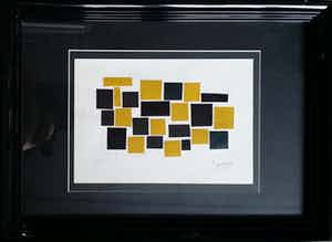 Siep van den Berg - collage en inkt op papier verkocht voor € 125!