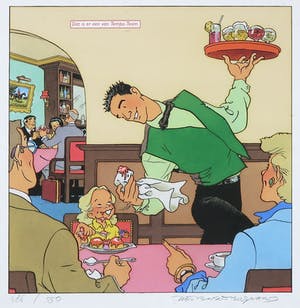 Theo van den Boogaard - Piëzografie, Dat is er een van Tempo-Team (Horeca) - Ingelijst kopen? Bied vanaf 1!