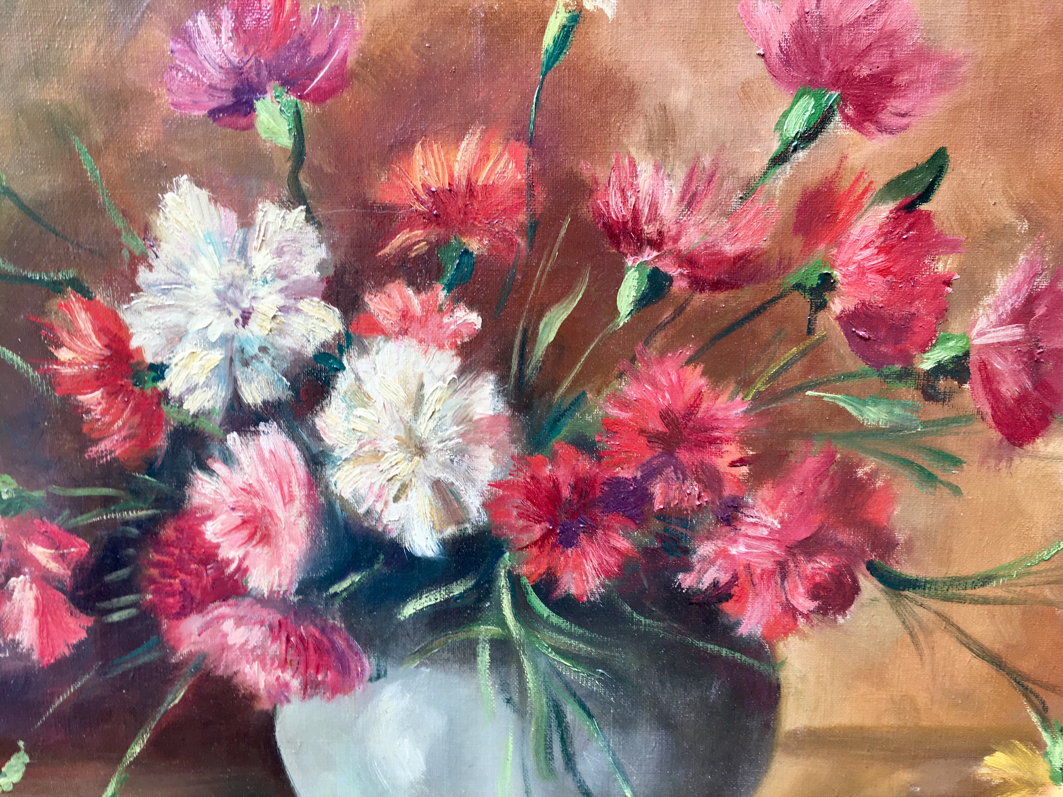 Jean Dupuis - Stilleven van Bloemen (Anjers) kopen? Bied vanaf 35!