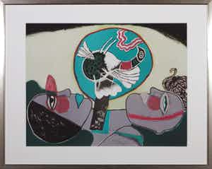 Corneille - Litho, Paris 1 - Ingelijst verkocht voor € 200!