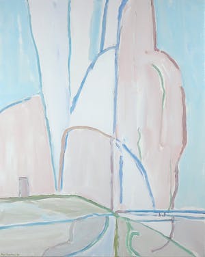 Paul Overhaus - Acryl op doek, Roze wolken - Ingelijst (Groot) kopen? Bied vanaf 100!