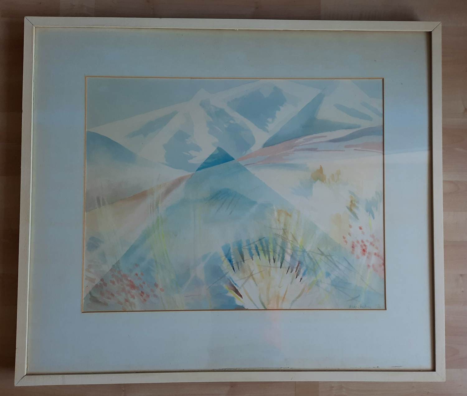 AcheterHenri Reiling - Aquarel ijsberglandschap? Enchérissez de 50!