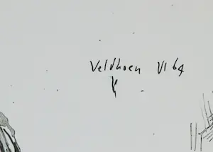 Aat Veldhoen - Lot van twee rotaprints kopen? Bied vanaf 60!