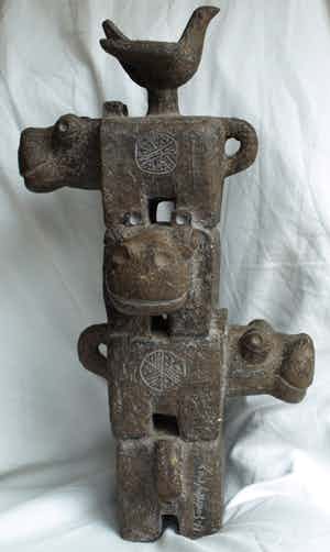 Hans Goddefroy - Beeld, 'Carnaval des animaux' – 42 cm hoog - ca 1988 verkocht voor € 350!