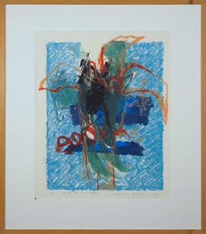 Robbert Fortgens - Litho, Verzoek aan de engelen - Ingelijst kopen? Bied vanaf 1!