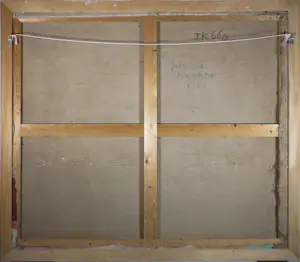 Jasper Krabbé - Olieverf op doek, Zonder titel - Ingelijst (Zeer groot) kopen? Bied vanaf 1000!