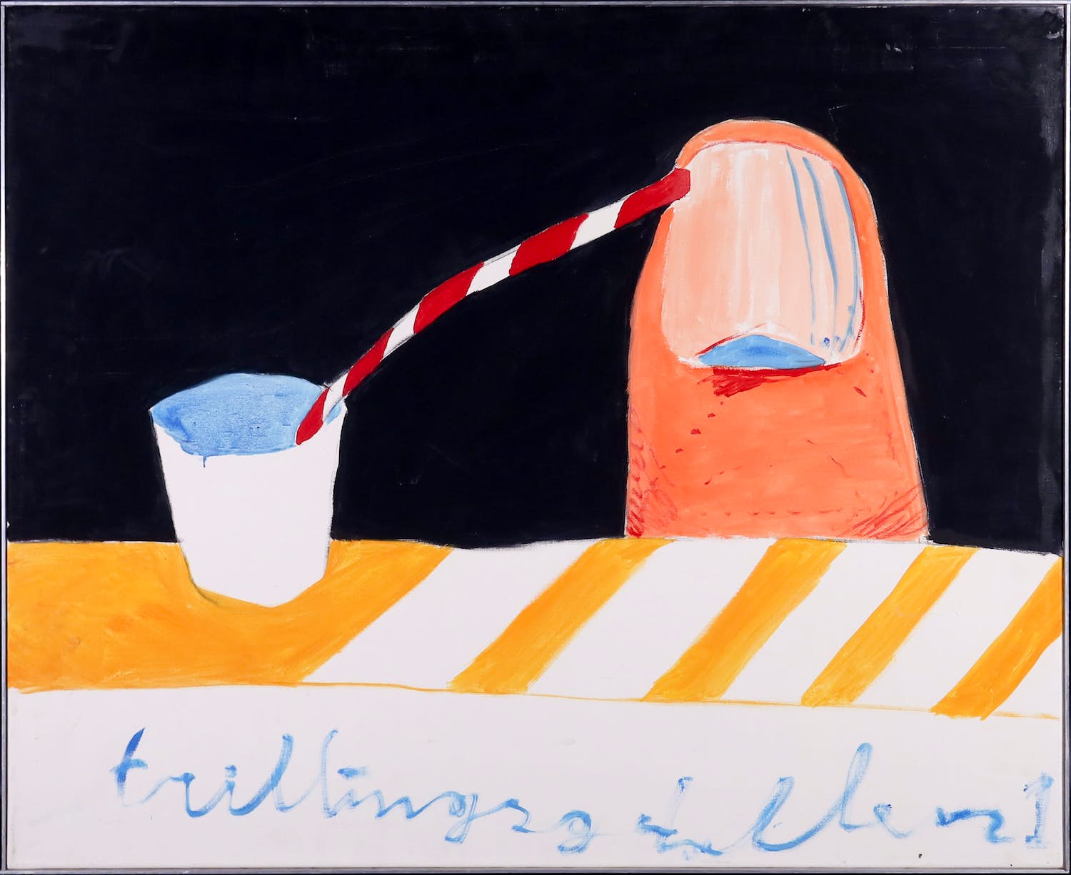 Jan Kuipers - Olieverf op doek, Trillingsgrillen - Ingelijst kopen? Bied vanaf 1!