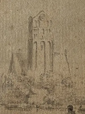 Hendrik Spilman - Stadsgezicht a.h. water | Slijkpoort Amersfoort kopen? Bied vanaf 400!