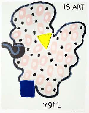 Reinier Lucassen - Is Art, zeefdruk verkocht voor € 1!