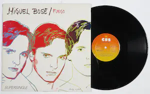 Andy Warhol - LP's en een gesigneerd boekje, Miguel Bosé kopen? Bied vanaf 1!