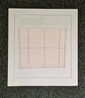 Cees Andriessen - Fascinerend Grafiek -1973- "raster in rood & zwart" oplage 100 - gesigneerd kopen? Bied vanaf 1!