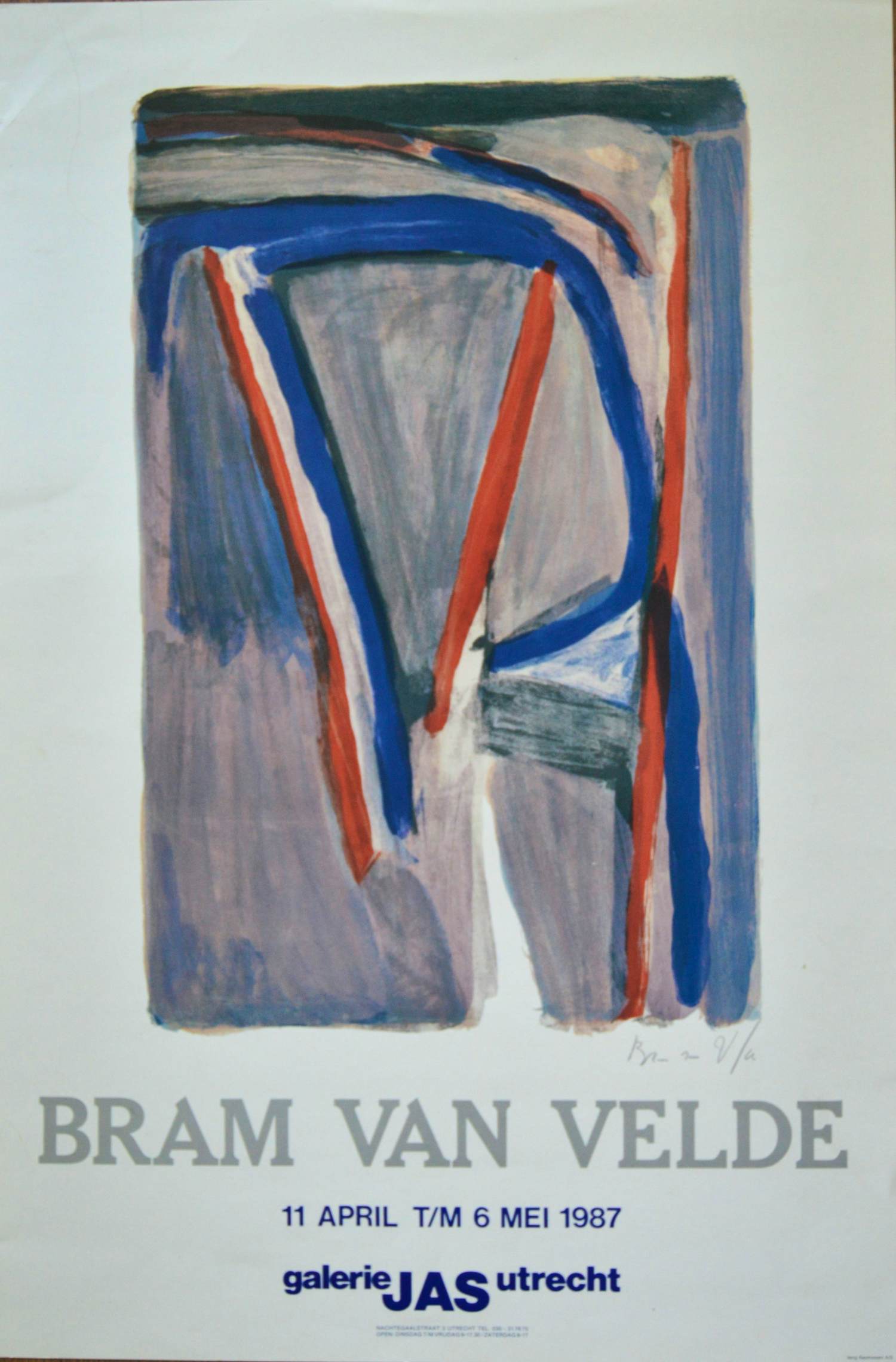 Bram van Velde - Galerie JAS Utrecht kopen? Bied vanaf 50!