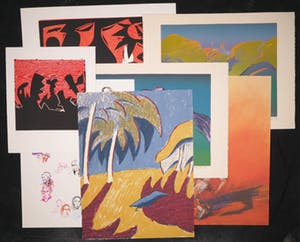 Judith Stolker - + 6 keer onbekend, Lot van 7 stuks grafiek kopen? Bied vanaf 1!