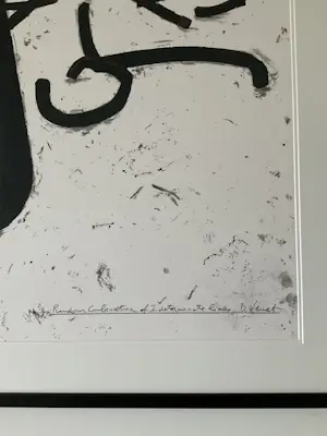 Bernar Venet - Random combination of indeterminated lines zeer laag openingsbod kopen? Bied vanaf 1150!