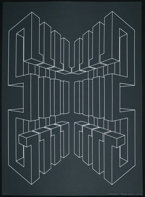 Harry Karssen - Lot van twee zeefdrukken, Z.t. Abstractie kopen? Bied vanaf 1!