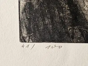 Wolfgang Schmitz - Schöne kupferstich radierung "Normannenstrasse Berlin" limit. auflage (100) kopen? Bied vanaf 35!