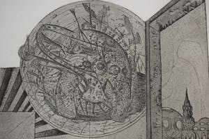 Jan Vaatstra - Ets - " Wrong Evolution " kopen? Bied vanaf 40!