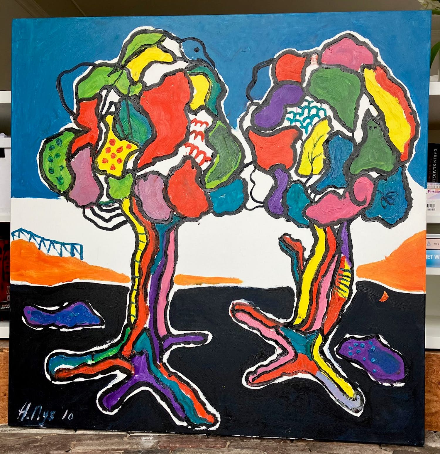 Hendrik Nijs - Vogeltjesboom kopen? Bied vanaf 150!