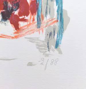 Egill Jacobsen - Vliegerhoofd, litho (groot) kopen? Bied vanaf 325!