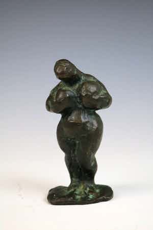 Nic Jonk - brons beeld: vrouwelijk naakt verkocht voor € 795!