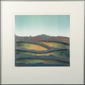 Willem de Vries - Houtsnede, Sussex IV - Ingelijst kopen? Bied vanaf 1!