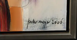 Peter Meijer - Acryl op doek, Zonder titel - Ingelijst kopen? Bied vanaf 1!