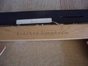 Jan Kelderman - Olieverf op doek. Titel, "Kleuren Symphonie". kopen? Bied vanaf 30!