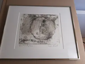 Anton Heyboer - Ets, titel Het Symbool van de onschuld. kopen? Bied vanaf 100!