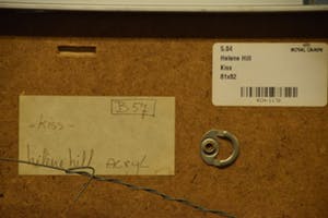 Helene Hill - Kiss, 1991 - Acrylverf op papier kopen? Bied vanaf 30!