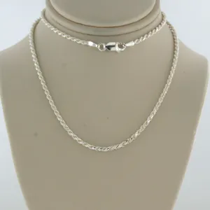 zilveren collier - 45 cm lang kopen? Bied vanaf 1!