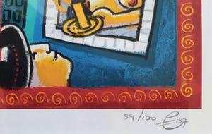 Jacques Tange - Zeefdruk 2007 - Ingelijst kopen? Bied vanaf 65!