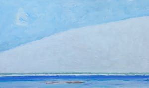 Paul Overhaus - Acryl op board, Zeegezicht - Ingelijst kopen? Bied vanaf 50!