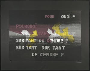 Michel Seuphor - Zeefdruk, Pour quoi? kopen? Bied vanaf 40!