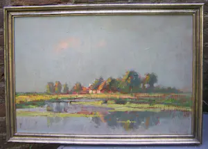 Jan De Clerck - Waterlanschap kopen? Bied vanaf 150!