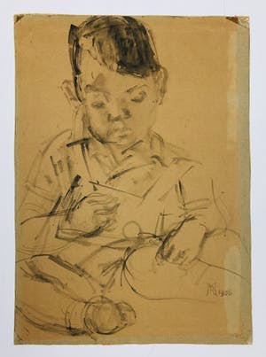 Ro Mogendorff - zonder titel (lezend kind) kopen? Bied vanaf 45!