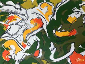 Maurice Wyckaert - Prachtige en zeldzame zeefdruk - 27/70 - 1990 verkocht voor € 125!