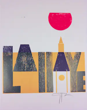Adrian de Gijzel - Hout en linosnedes, Lot van 4 abstracte composities kaufen? Bieten Sie von 70!