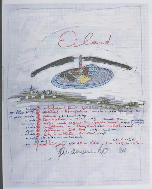 Panamarenko - Vliegend eiland, mechanisch object (groot!) kopen? Bied vanaf 1995!