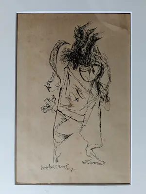 Theo Wolvecamp - Cobra Expressionistisch compositie kopen? Bied vanaf 280!