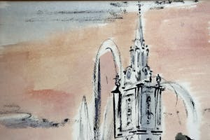 Gerard Hordijk - Aquarel - Trafelgar Square - Londen - 1953 kopen? Bied vanaf 350!