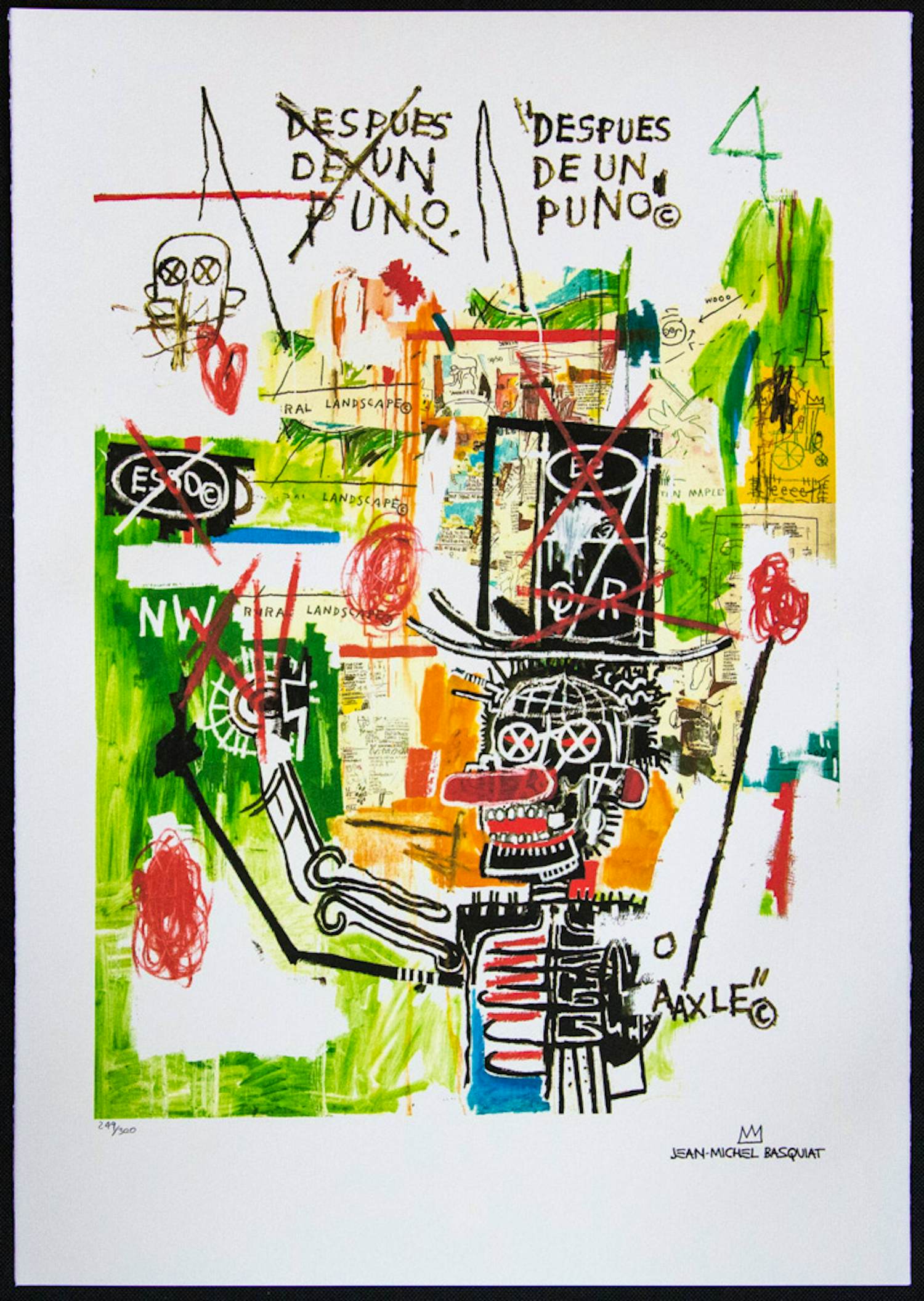 Jean-Michel Basquiat - Jean-Michel Basquiat 'AfterPuno' kopen? Bied vanaf 95!
