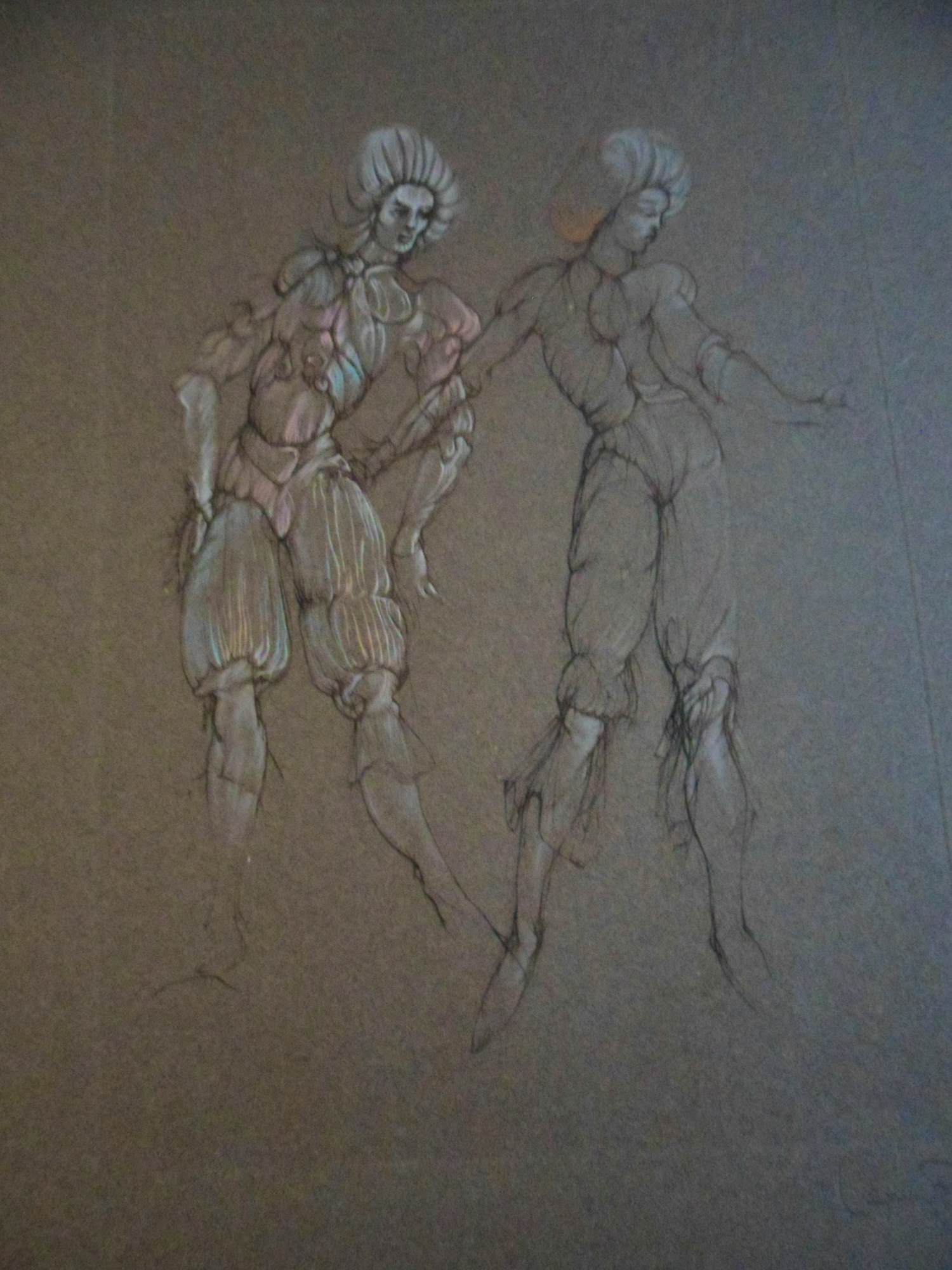 Leonor Fini - Ets, Titel, Scène de Théâtre verkocht voor € 45!