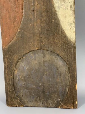 Dogon - 190315 - Large Tribal & Used Old African window from the Tsogho - Gabon. kopen? Bied vanaf 125!