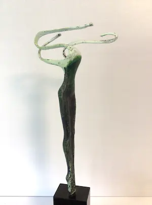 Corry Ammerlaan - Sculptuur “ Hoofd in de wolken “. 40 cm hoog ! kopen? Bied vanaf 89!