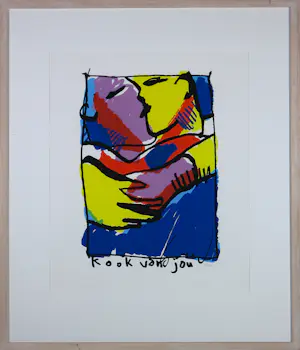 Herman Brood - Zeefdruk op papier, Kook van jou - Ingelijst kaufen? Bieten Sie von 400!