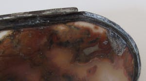 Niet of onleesbaar gesigneerd - Antique Agate Snuffbox with silver frame - Zilver, agate - Duitsland - 1800-1849 kopen? Bied vanaf 1!