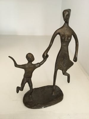 Bodrul Khalique - Sculptuur “ Samen “ kopen? Bied vanaf 60!