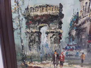 Louis Charles Basset - Tafereel op de Arc de Triomphe kopen? Bied vanaf 150!