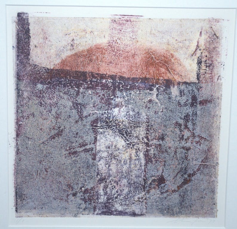 Thea Figee -  monotype (=oplage 1) door Thea Figee verkocht voor € 35!