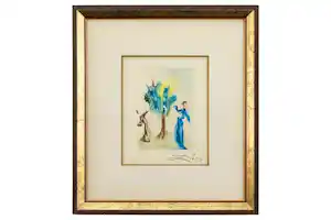Salvador Dali - Divine Comedy (Purgatorio) verkocht voor € 406!
